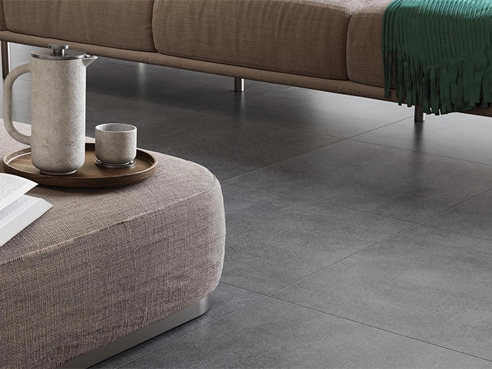 Vloertegel RAK Paleo Anthracite Matt 60x60x0,9 | 917-390 | Jan Groen Tegels
