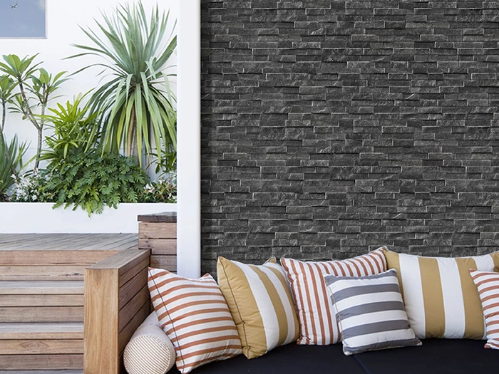 Wandtegel Keradom Rock Black 7,5x38,5x1 | 726-116 | Jan Groen Tegels