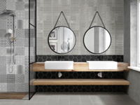 Wandtegel Keradom Estagona Colors Black 15 x 17,3 | 207-566 | Jan Groen Tegels
