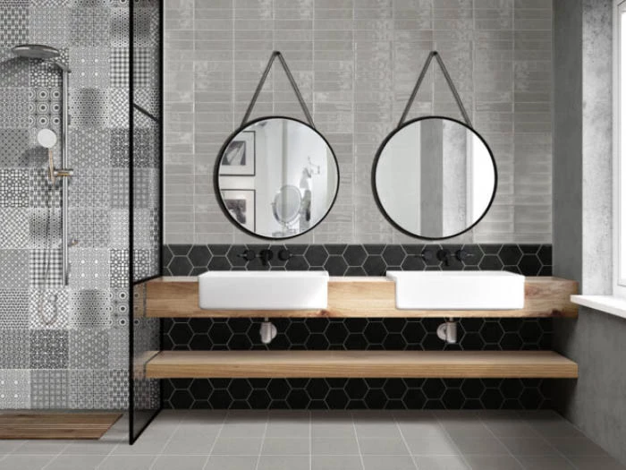 Wandtegel Keradom Estagona Colors Black 15x17,3x0,9 | 207-566 | Jan Groen Tegels