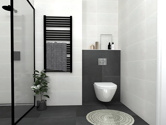 Wandtegel Idea Ceramica Seta Grigio 30x60x0,7 | 401-241 | Jan Groen Tegels