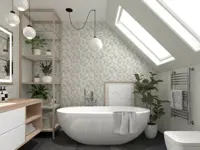 Wandtegel Geotiles Adine Rlv Gris 33,3 x 55 | 632-379 | Jan Groen Tegels