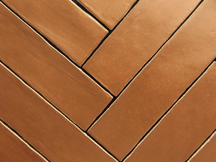 Wandtegel Brons  7,5x30x1 | 385-740 | Jan Groen Tegels