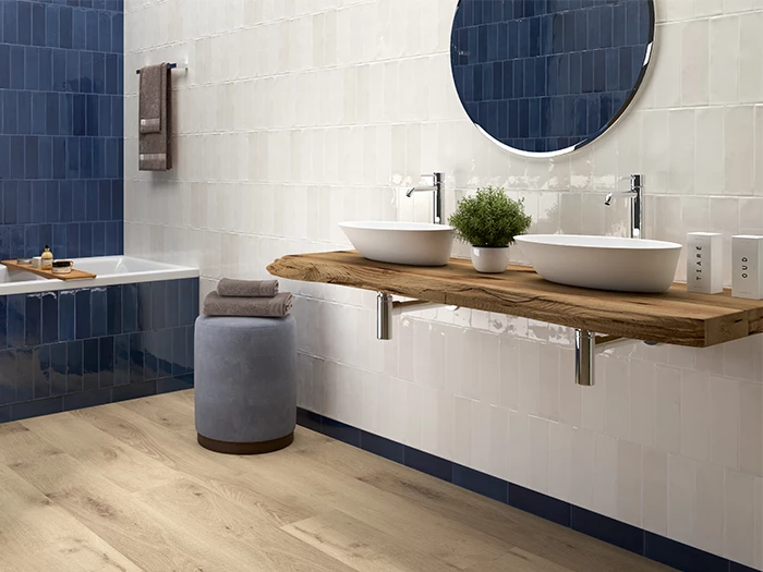 Wandtegel Dune Tabarca Blanco 7,5x23x0,9 | 248-717 | Jan Groen Tegels