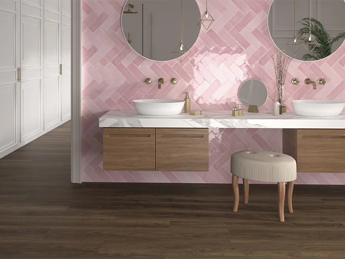 Wandtegel Dune Tabarca Rosa 7,5x23x0,9 | 783-026 | Jan Groen Tegels