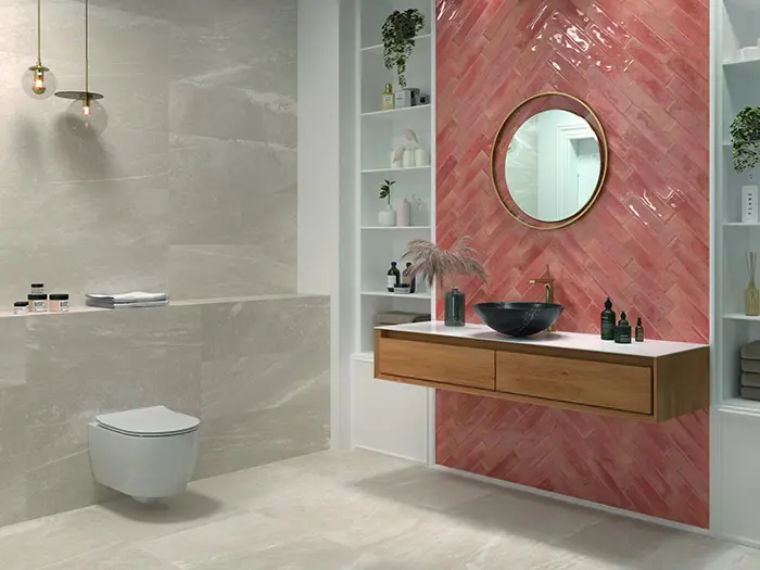 Badkamer landelijk harmonieus
