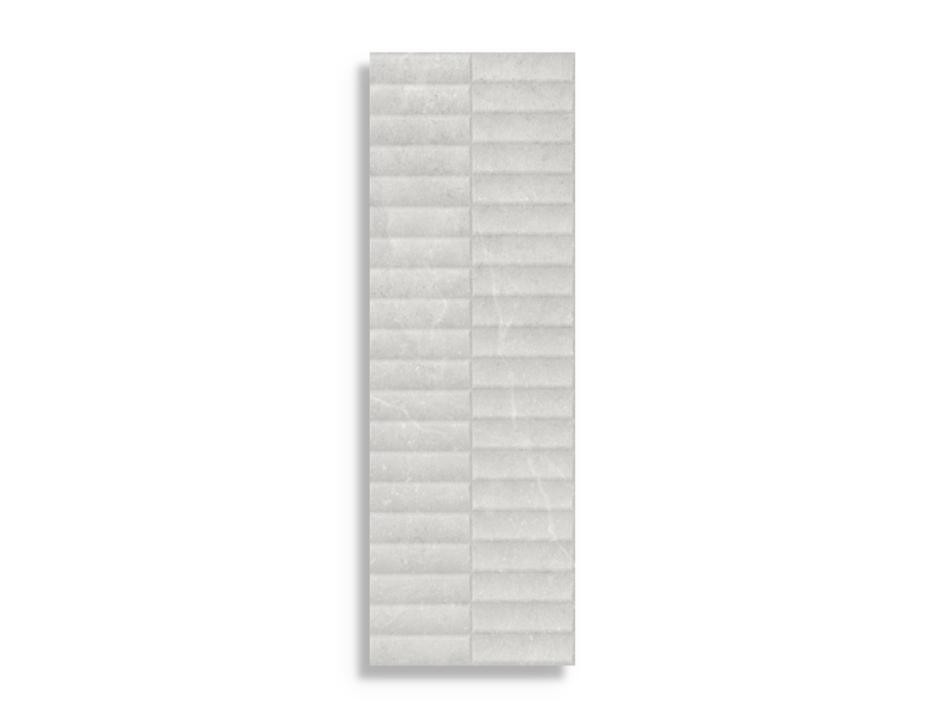 Wandtegel Argenta Storm Blind White Rect 40 x 120