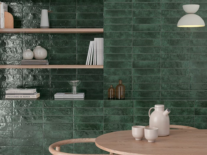Wandtegels Groen 7 X 28 X 0.8 | 835-242 | Jan Groen Tegels