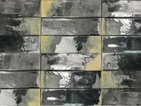 wandtegel Zwart 6.4 x 22.3 | 128-285 | Jan Groen Tegels