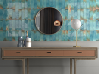 wandtegel Blauw 6.4 x 22.3 | 673-830 | Jan Groen Tegels