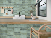 wandtegel Groen 5 x 20 | 431-920 | Jan Groen Tegels