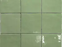 wandtegel Dune Meknes Verde 12,5 x 12,5 | 014-556 | Jan Groen Tegels