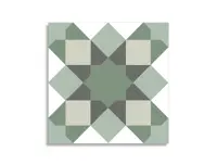 vloertegel El Barco Hydra Green 20 x 20 | 577-400 | Jan Groen Tegels