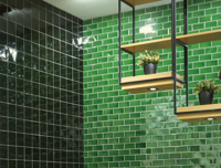 wandtegel Groen 13.9 x 13.9 | 050-002 | Jan Groen Tegels