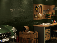 wandtegel Groen 6.2 x 25 | 655-641 | Jan Groen Tegels