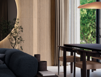 wandtegel Porcelanosa Stripe 3D London Arce 3D 59,6 x 150 | 421-829 | Jan Groen Tegels