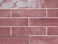 wandtegel Rood 6.3 x 25 | 040-441 | Jan Groen Tegels
