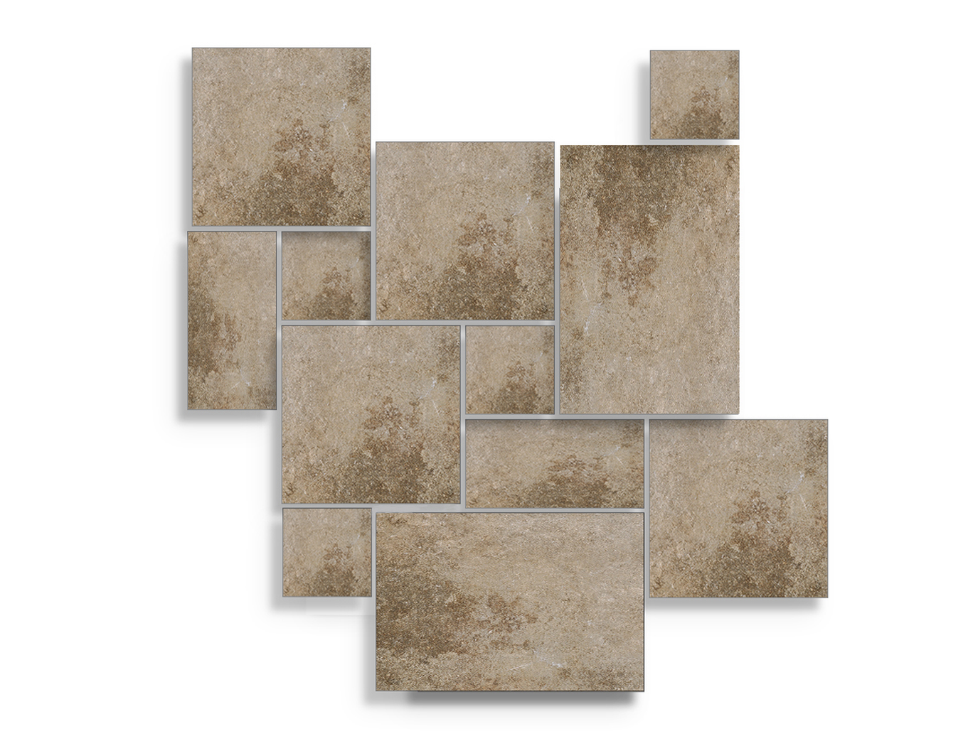 Vloertegels Taupe Modulair