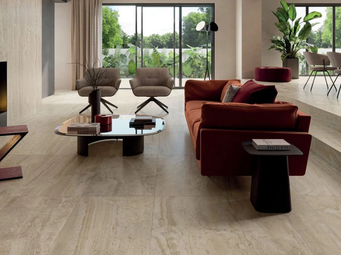 Vloertegel Beige  59,6x119,4x0,9 | 107-368 | Jan Groen Tegels