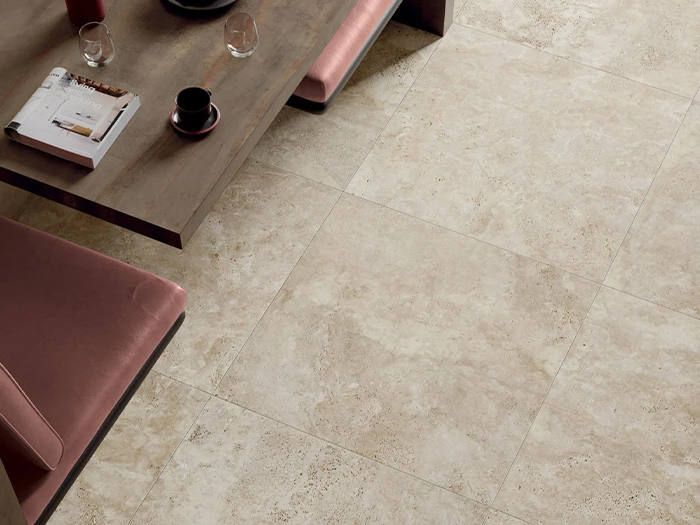 Vloertegel Beige  79,7x79,7x0,9 | 612-445 | Jan Groen Tegels
