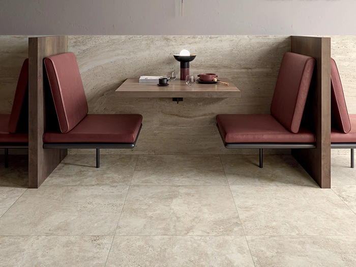 Vloertegel Beige  79,7x79,7x0,9 | 612-445 | Jan Groen Tegels