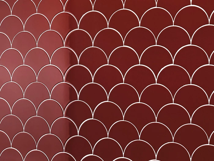 Wandtegel Rood  13,5x15x1 | 656-455 | Jan Groen Tegels
