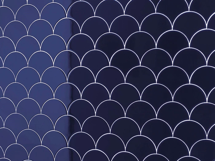 Wandtegel Blauw  13,5x15x1 | 743-416 | Jan Groen Tegels