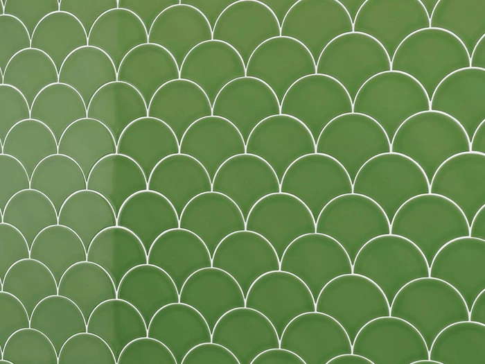 Wandtegel Groen 13.5x15 | 665-570 | Jan Groen Tegels
