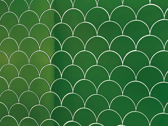 Wandtegel Groen  13,5x15x1 | 949-344 | Jan Groen Tegels
