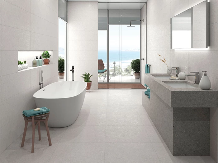 Vloertegel Aleluia Balance Silver Matte 60x60x1 | 129-608 | Jan Groen Tegels  | Dit product is niet meer verkrijgbaar