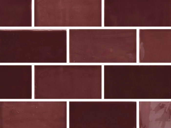 Wandtegel Rood  6,5x13x0,9 | 391-045 | Jan Groen Tegels