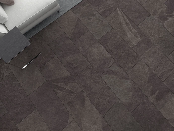 Vloertegel Aleluia Mustang Slate Black Rect 29,5x59,2x0,85 | 910-499 | Jan Groen Tegels
