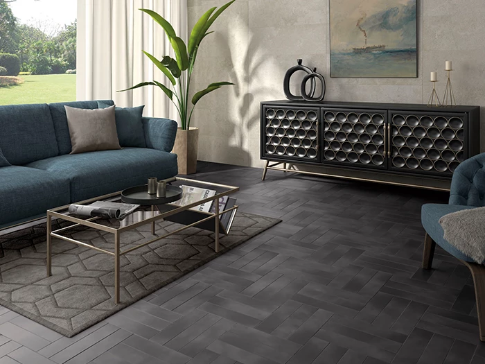 Vloertegel Aleluia Detroit Carbon 7,2x29,5x0,8 | 774-919 | Jan Groen Tegels