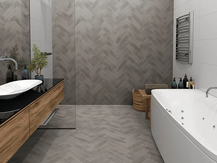 Vloertegel Aleluia Detroit Dark Grey 7,2x29,5x0,8 | 907-938 | Jan Groen Tegels