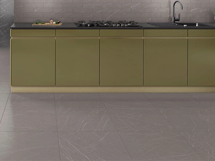 Vloertegel Aleluia Muse Grey Satin Rect 59,2x59,2x1 | 745-622 | Jan Groen Tegels