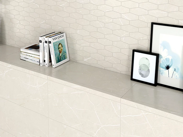 Wandtegel Aleluia Muse Ivory Rect.  29,5x59,2x0,85 | 911-362 | Jan Groen Tegels