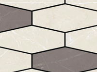 Mozaiek Aleluia Mos He x a Slim Ivory-Grey 28,1 x 34 | 176-186 | Jan Groen Tegels