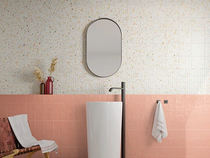 Vloertegel Aleluia Dandy Terrazzo White 20x20x0,85 | 781-232 | Jan Groen Tegels