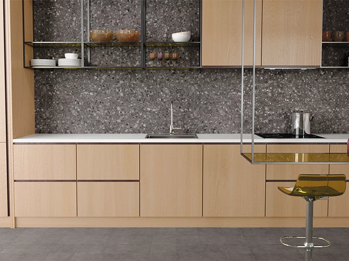 Vloertegel Aleluia Dandy Terrazzo Anthracite 20x20x0,85 | 569-189 | Jan Groen Tegels