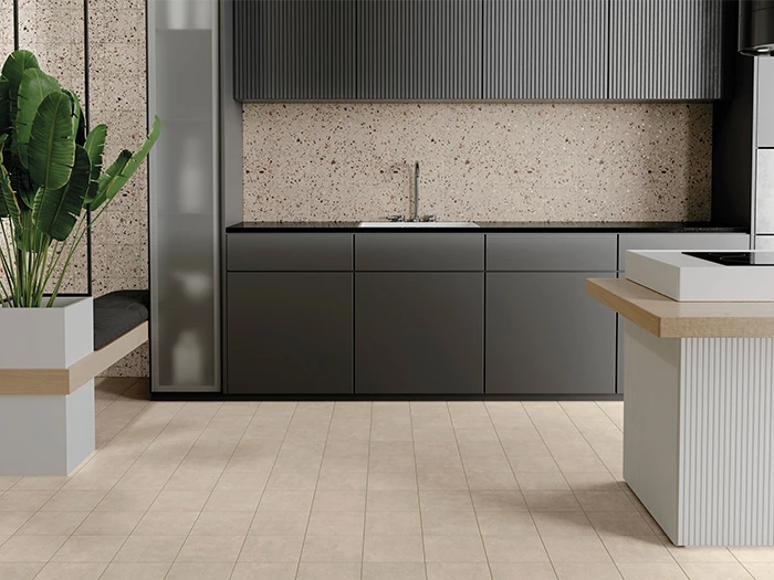 Vloertegel Aleluia Dandy Terrazzo Beige 20x20x0,85 | 431-658 | Jan Groen Tegels