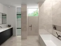 Wandtegel Aleluia Stone Age Greige Satin Ret 30 x 90 | 802-088 | Jan Groen Tegels