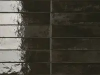 Wandtegel Aleluia Raku Black Lava 7 5,6 x 26,7 | 600-282 | Jan Groen Tegels