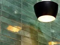 Wandtegel Aleluia Raku Green Jade 5,6 x 26,7 | 935-263 | Jan Groen Tegels