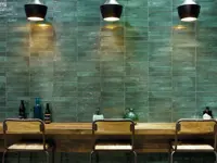 Wandtegel Aleluia Raku Green Jade 5,6 x 26,7 | 935-263 | Jan Groen Tegels