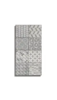 Wandtegel Saloni Dandy Ethnic Gris 31x60x0,95 | 995-374 | Jan Groen Tegels