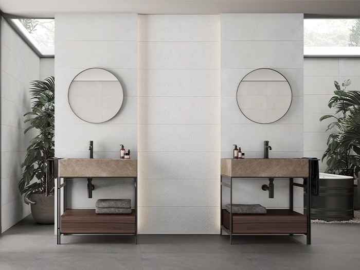 Wandtegel Saloni Blending Blanco 30x90x1,06 | 706-161 | Jan Groen Tegels  | Dit product is niet meer verkrijgbaar