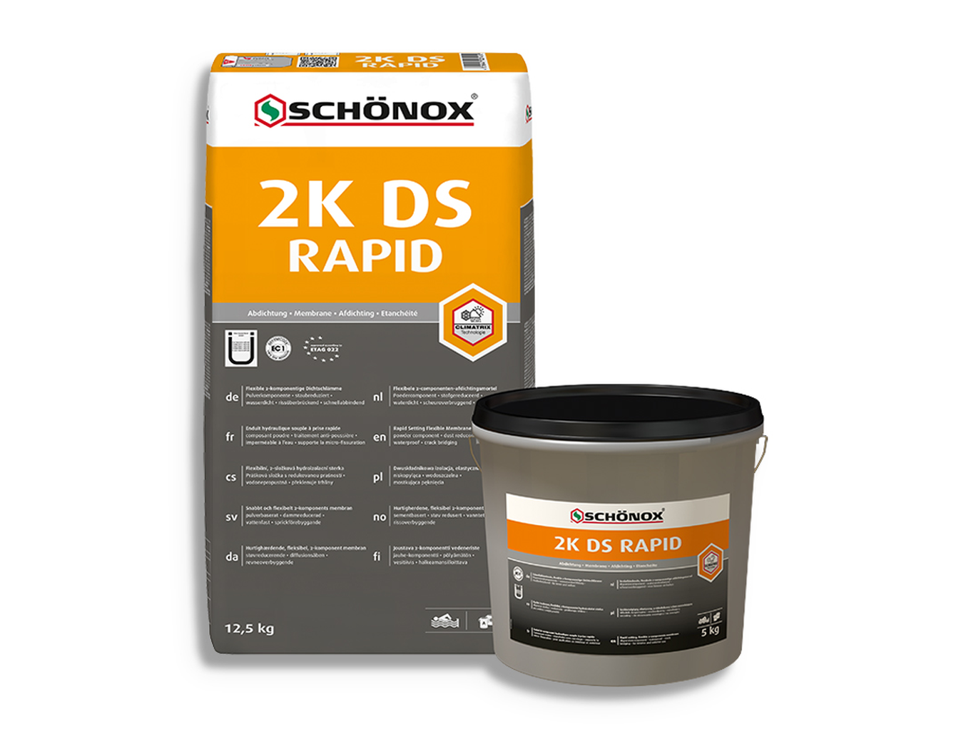 Oppervlaktebehandeling Schonox 2K-DS Rapid Dispersion 5 Kg