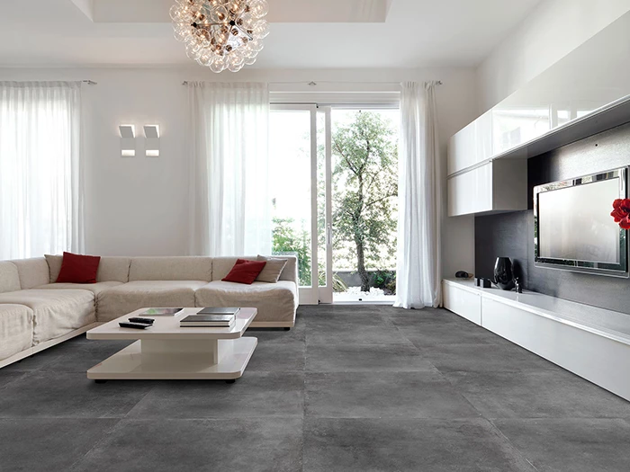Vloertegel Flaminia Space Graphite Rect 90x90x1 | 391-144 | Jan Groen Tegels