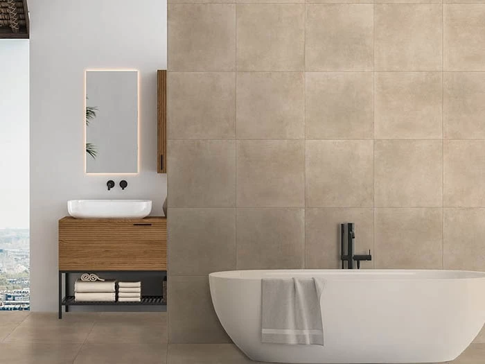 Vloertegel Flaminia Space Warm 90x90x1 | 872-739 | Jan Groen Tegels