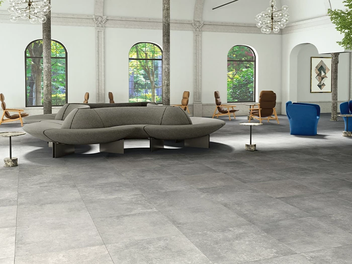 Vloertegel Step In Grey Rett 60x60 | 421-917 | Jan Groen Tegels